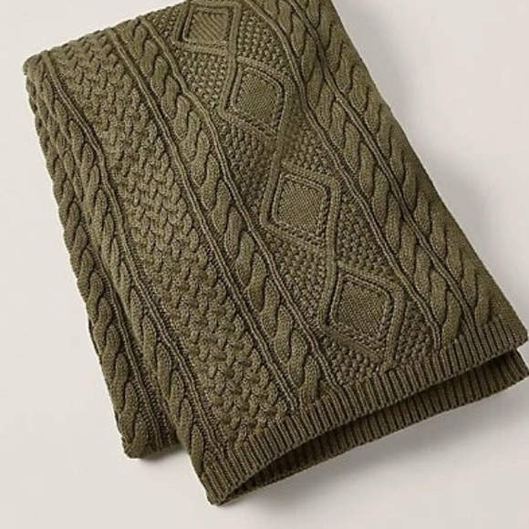Ralph Lauren henwick Cable Knit blanket